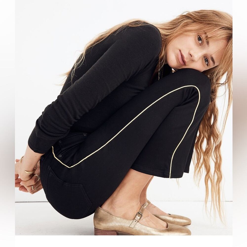 Madewell Cali Demi-Boot Gold Piping Edition Jeans